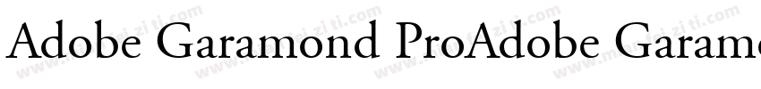 Adobe Garamond ProAdobe Garamond Pr字体转换
